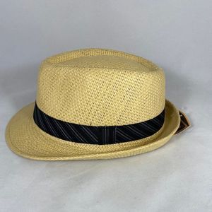 Dorfman Pacific Fedora Hat 100% Paper NWOT